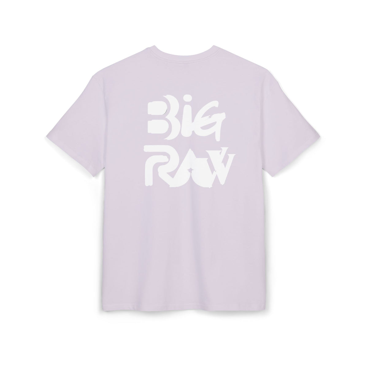 Oversize Tee Big Raw Print Unisex Heavy T-Shirt