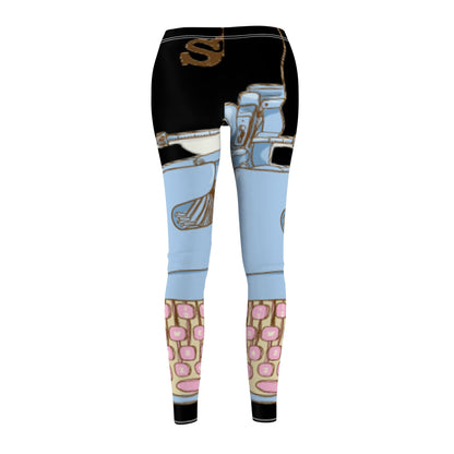 Women's Cut & Sew Casual Leggings (AOP)
