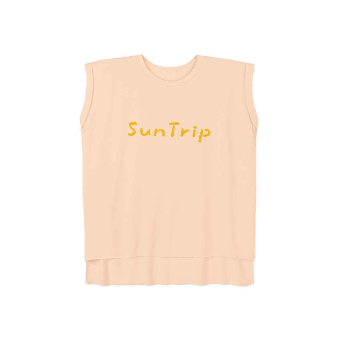 Women’s Flowy Rolled Cuffs Muscle Tee