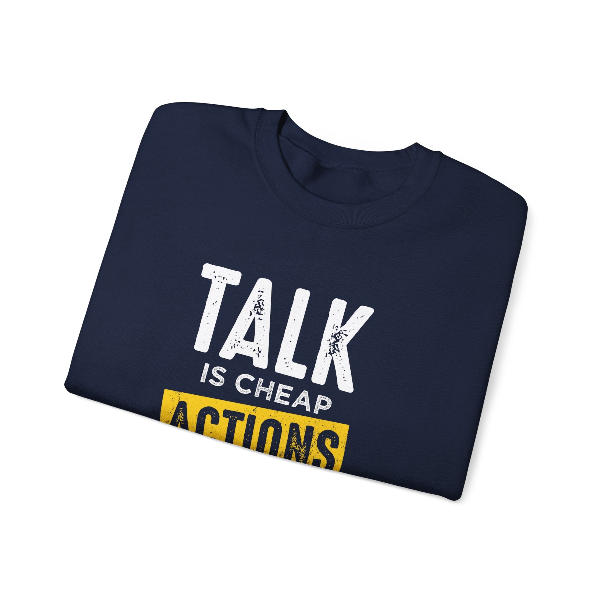 Parler, c’est des actions bon marché, parler plus fort, sweat-shirt unisexe 