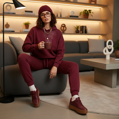 Cozy Embroidered Unisex Fleece Sweatpants | Relaxing Loungewear Printify