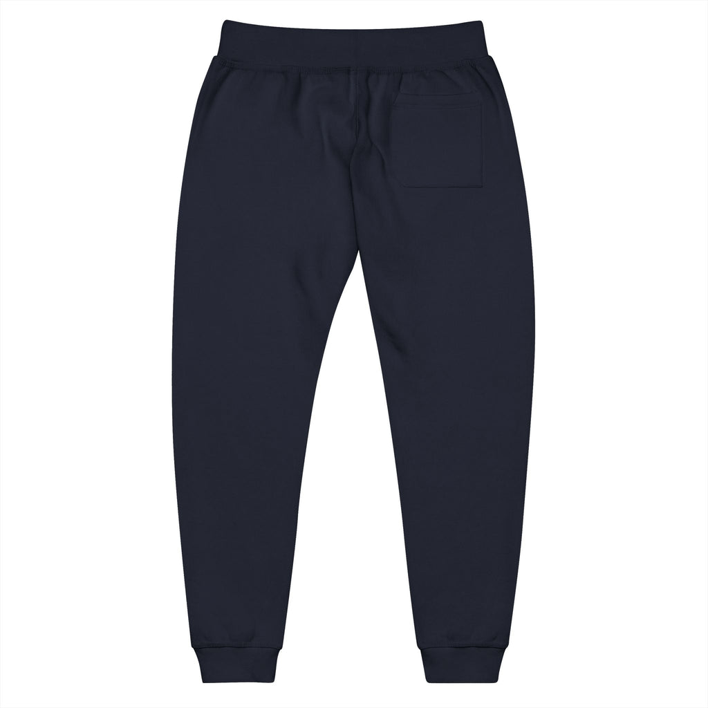 Cozy Cat Embroidered Fleece Sweatpants for Relaxation & Lounging Printify