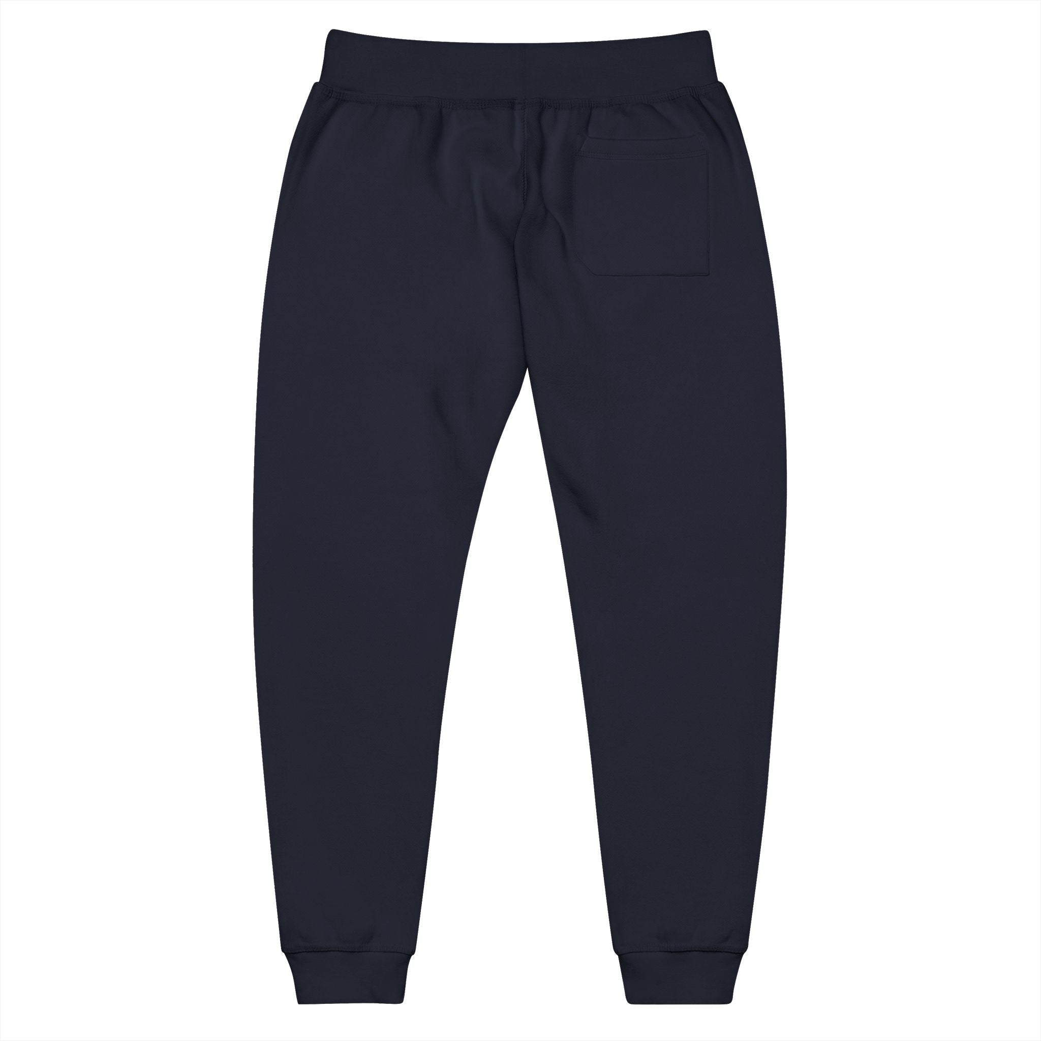 Cozy Cat Embroidered Fleece Sweatpants for Relaxation & Lounging Printify
