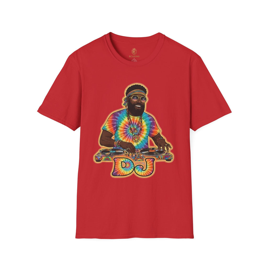 Unisex T-Shirt DJ Tie Dye Shirt Printify