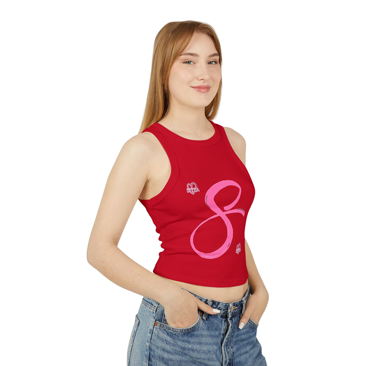 RCNSONS Micro Rib Racer Tank Top
