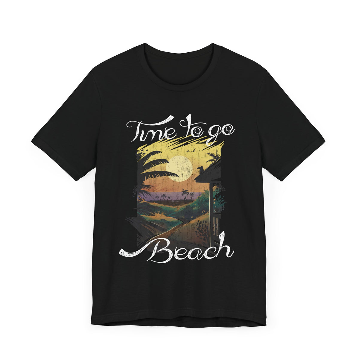 Il est temps d’aller à la plage Tee-shirt unisexe 