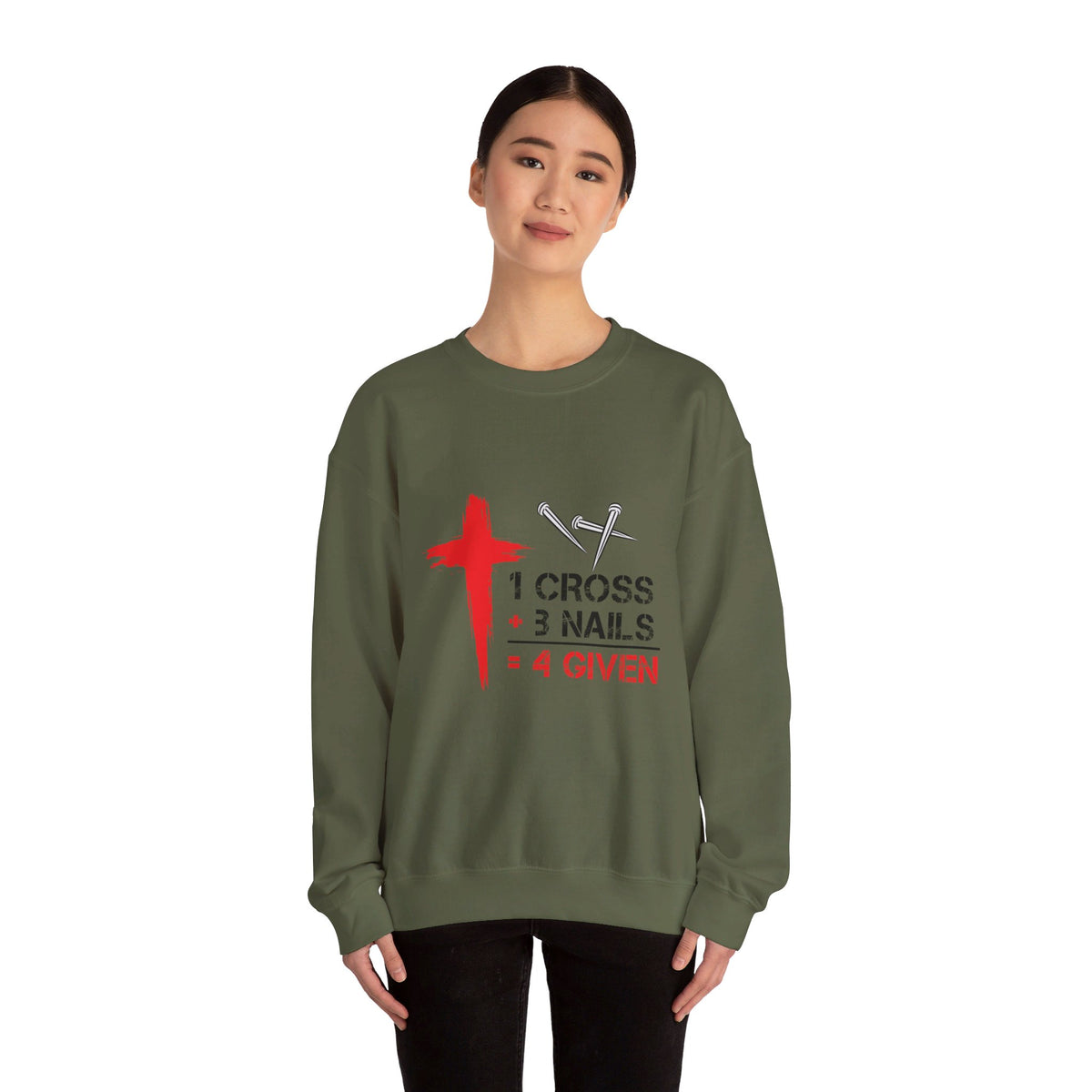 RCNSONS 1 Cross 3 Nails 4 Given Unisex Sweatshirt