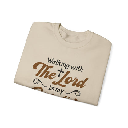 Walking With The Lord Is Cardial - Unisex Sweatshirt