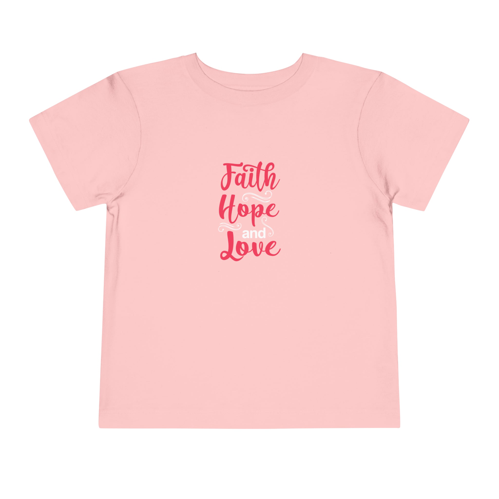 T-shirt pour tout-petits Faith Hope And Love 