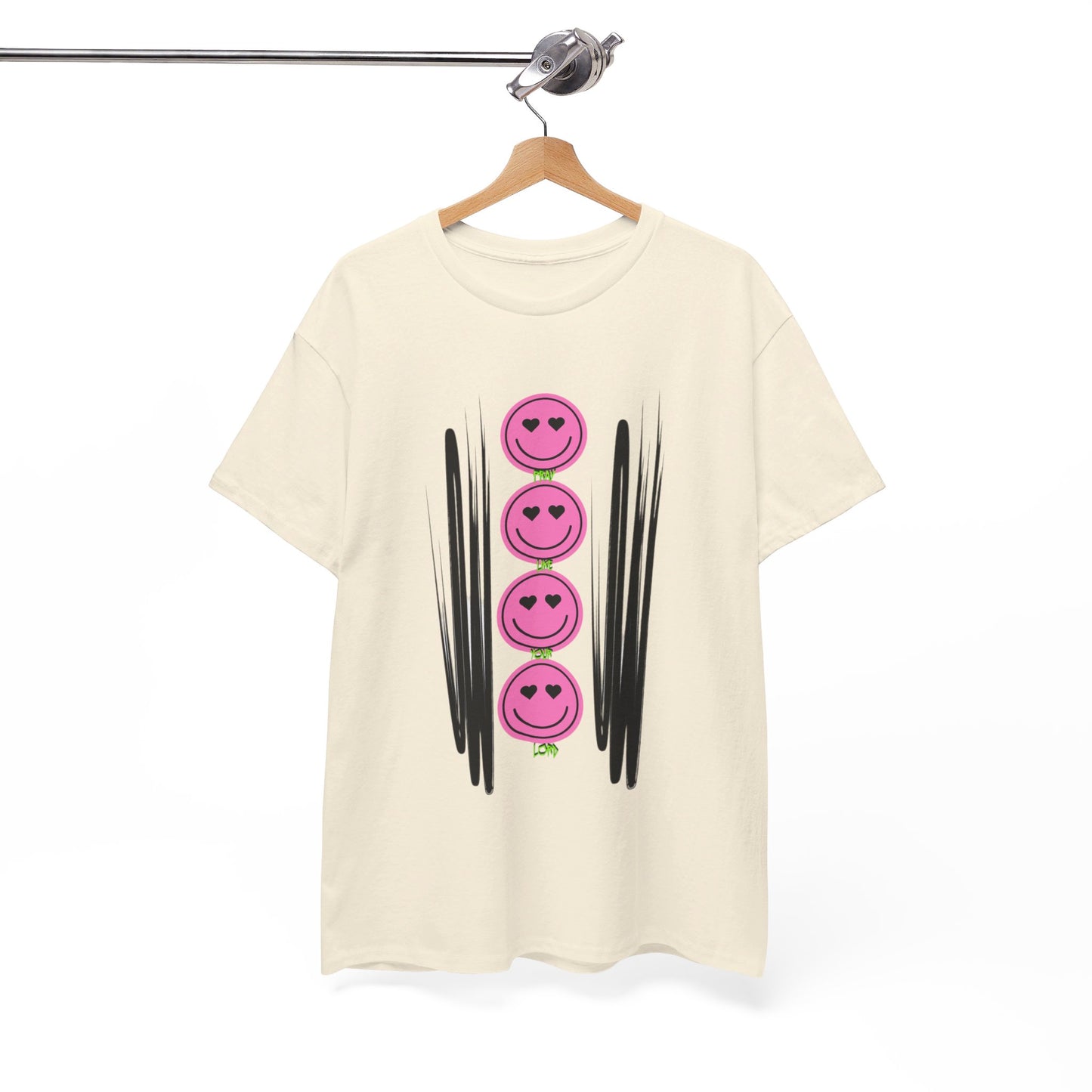 RCNSONS Unisex Heavy Cotton Smileys Tee