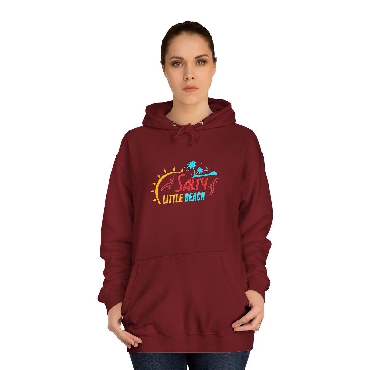 Salty Little Beach Unisex Hoodie