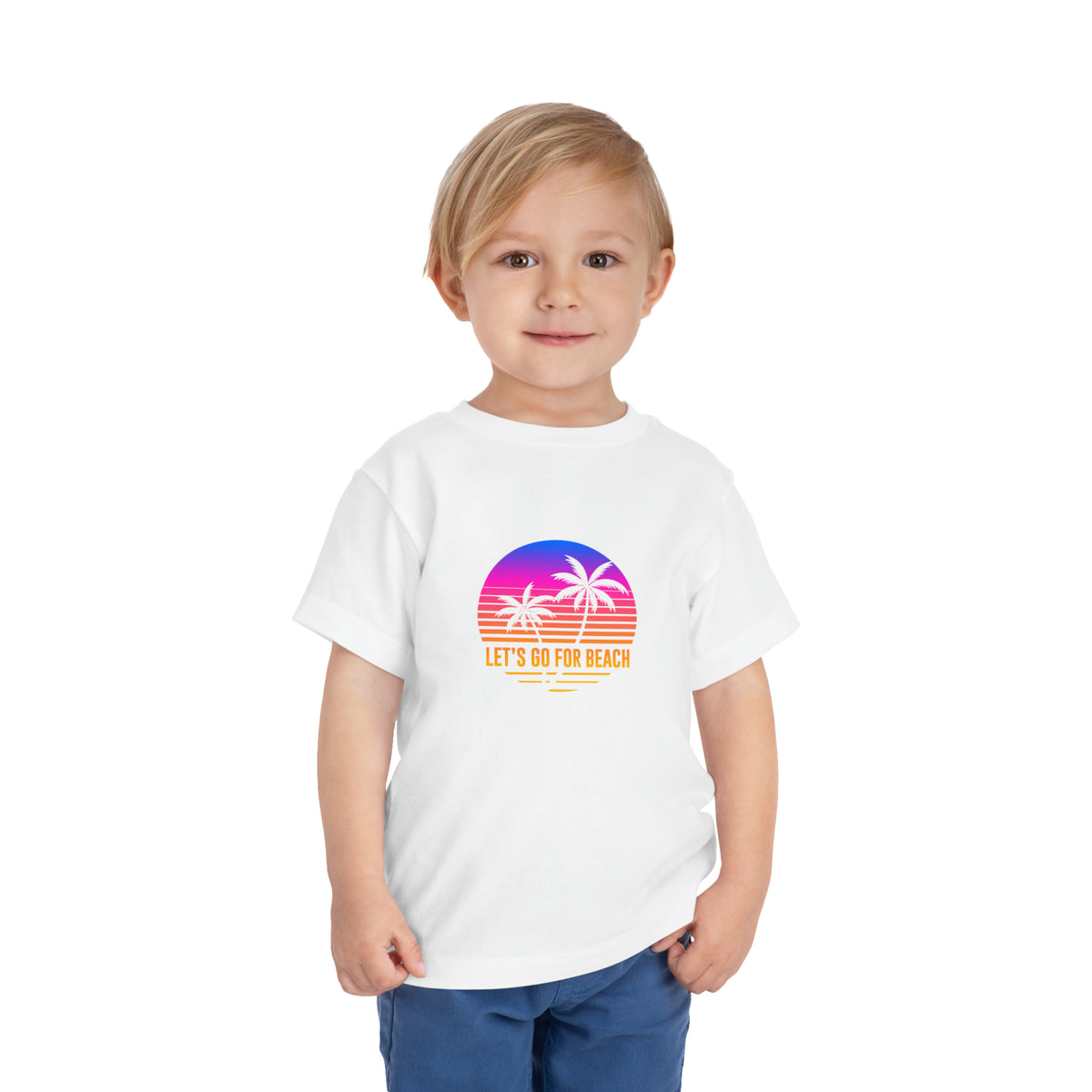T-shirt Allons-y pour la plage pour tout-petit 