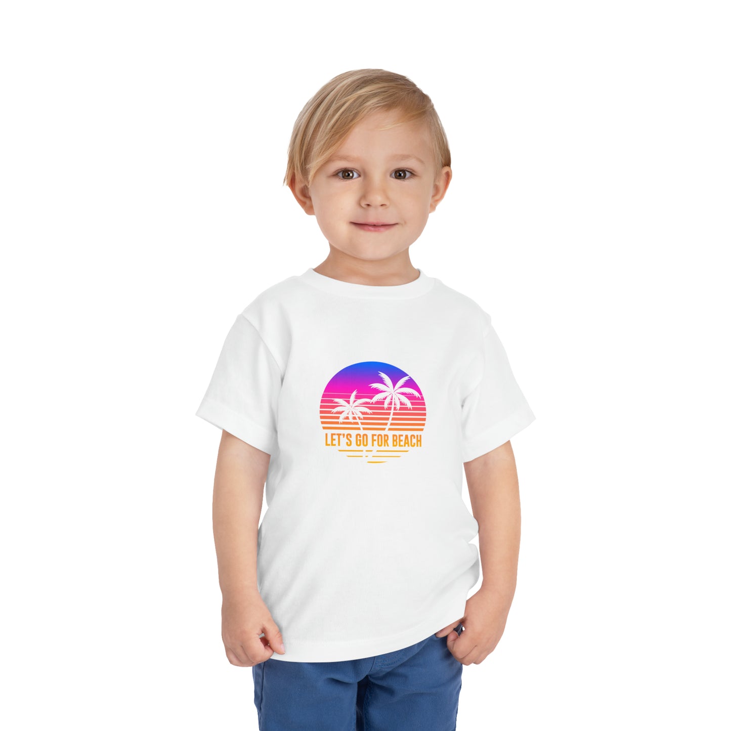 T-shirt Allons-y pour la plage pour tout-petit 