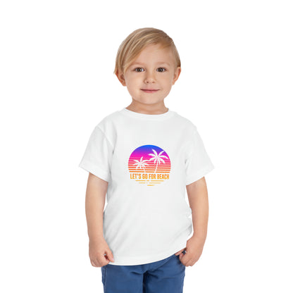 T-shirt Allons-y pour la plage pour tout-petit 