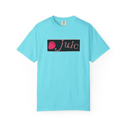 Strawberry JUIC Unisex T-Shirt, Cute Graphic Tee, Summer Apparel, Gift for Fruit Lovers, Trendy Fashion, Casual Wear