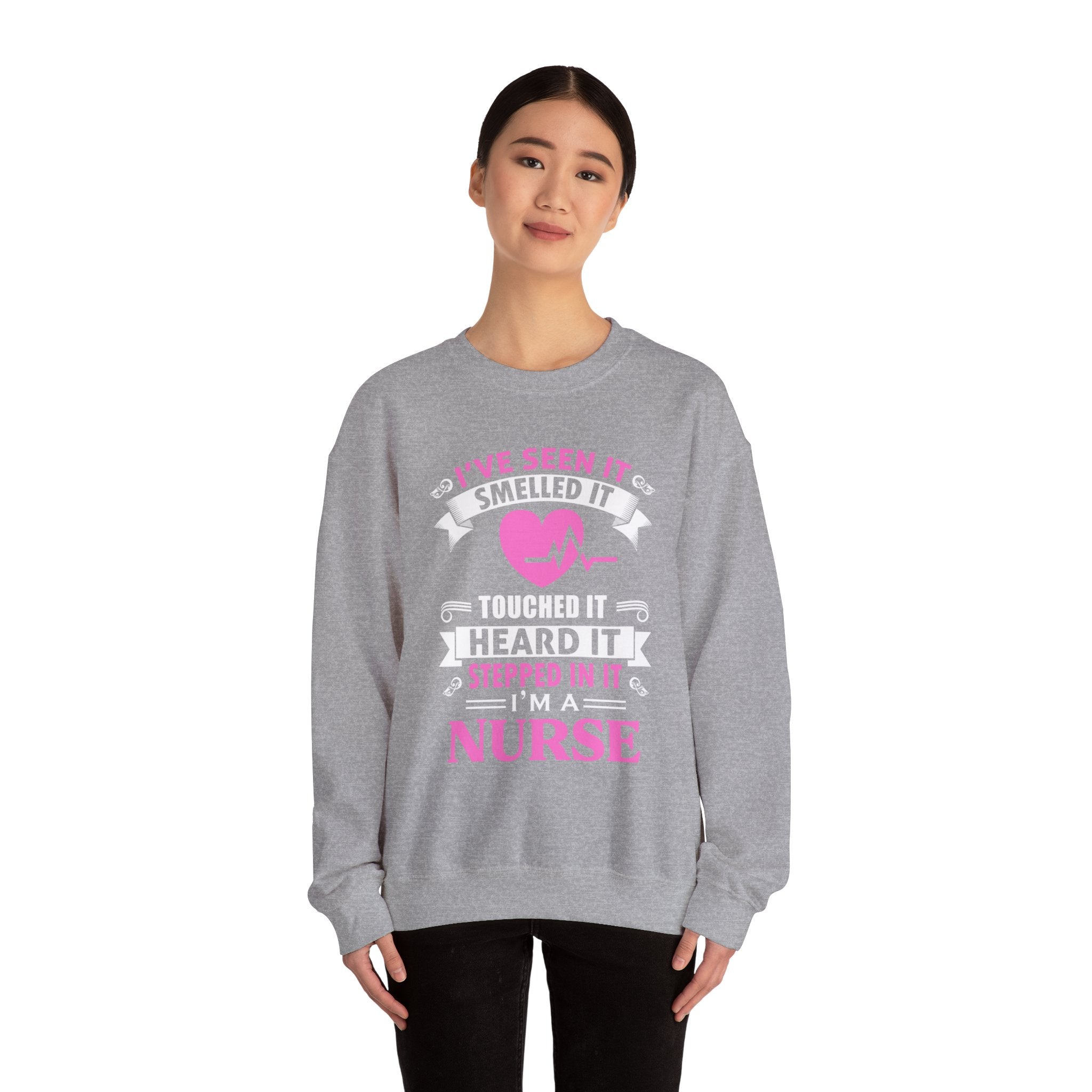 J’ai vu ça sentait ça touchait ce sweat-shirt unisexe 