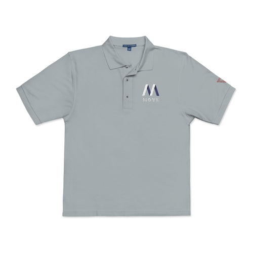Stylish Unisex Polo Shirt with Triangle Embroidery, Casual Wear, Gift for Him/Her, Perfect for Work, Weekend, Sports, Events Printify