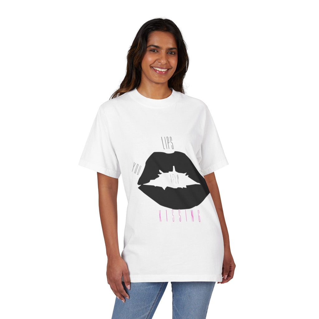 Unisex Graphic T-Shirt, Kiss Print Tee, Trendy Streetwear, Gift for Her, Casual Wear, Summer Style, Statement Shirt Printify