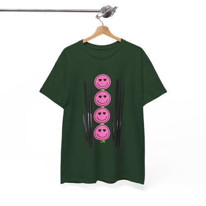 RCNSONS Unisex Heavy Cotton Smileys Tee