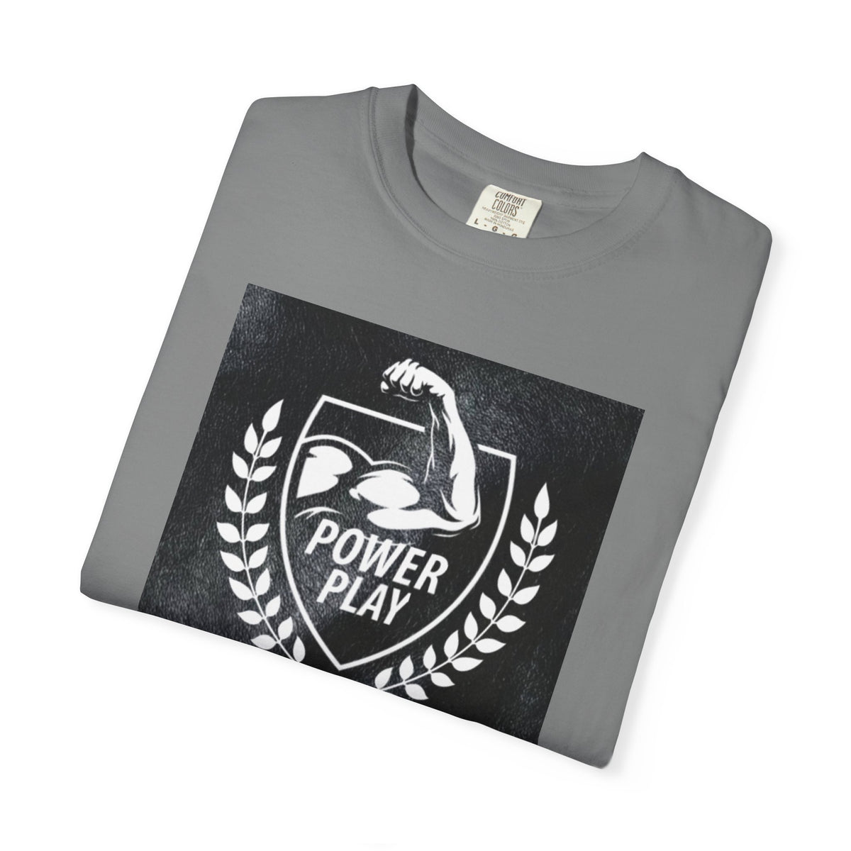 Power Play Unisex Garment-Dyed T-Shirt - Gym Motivation Apparel