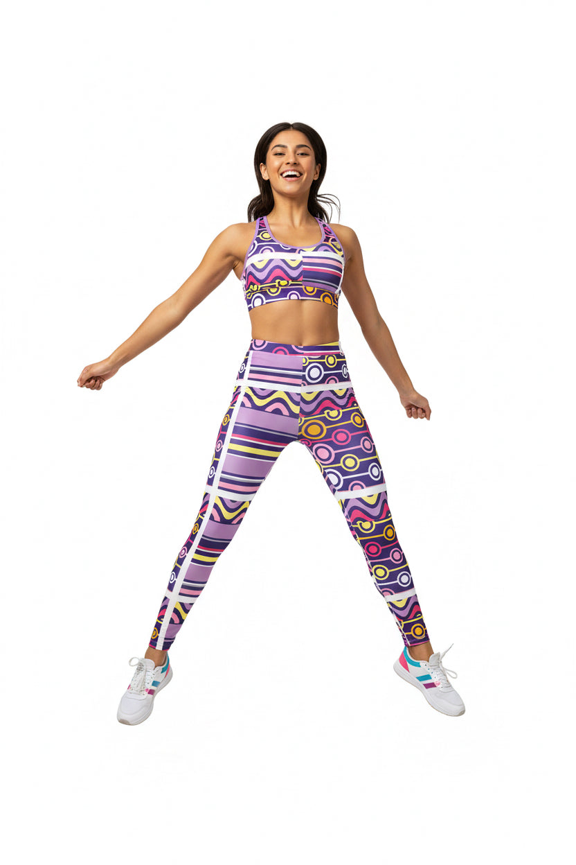 Modern Women's Casual Leggings — All-Over Print