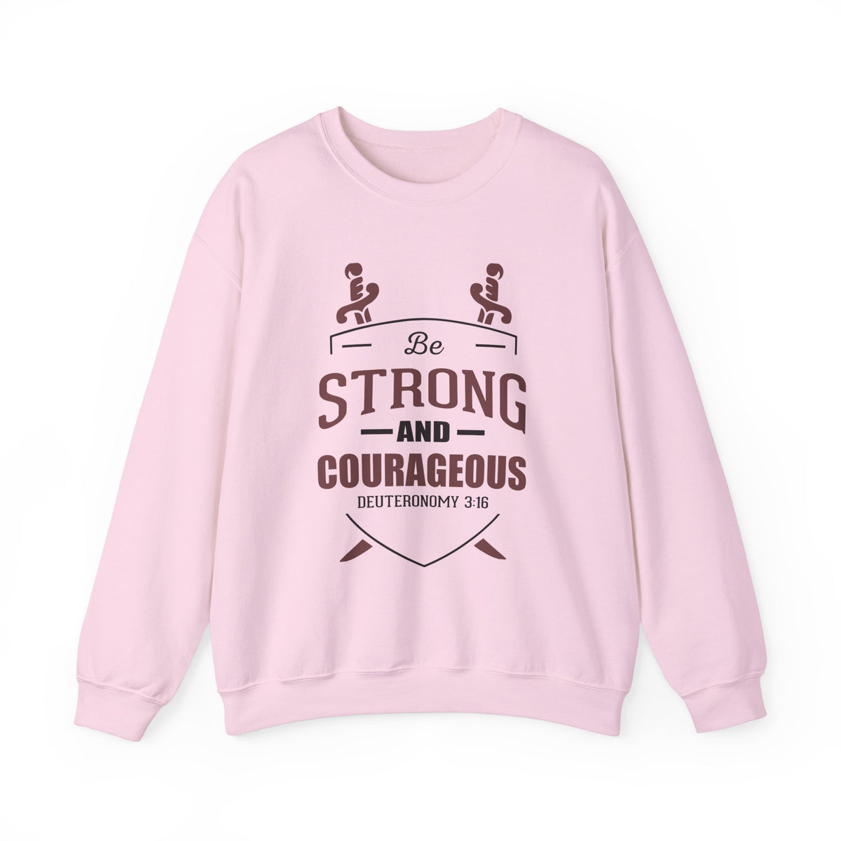 Soyez fort et courageux Sweat-shirt unisexe 