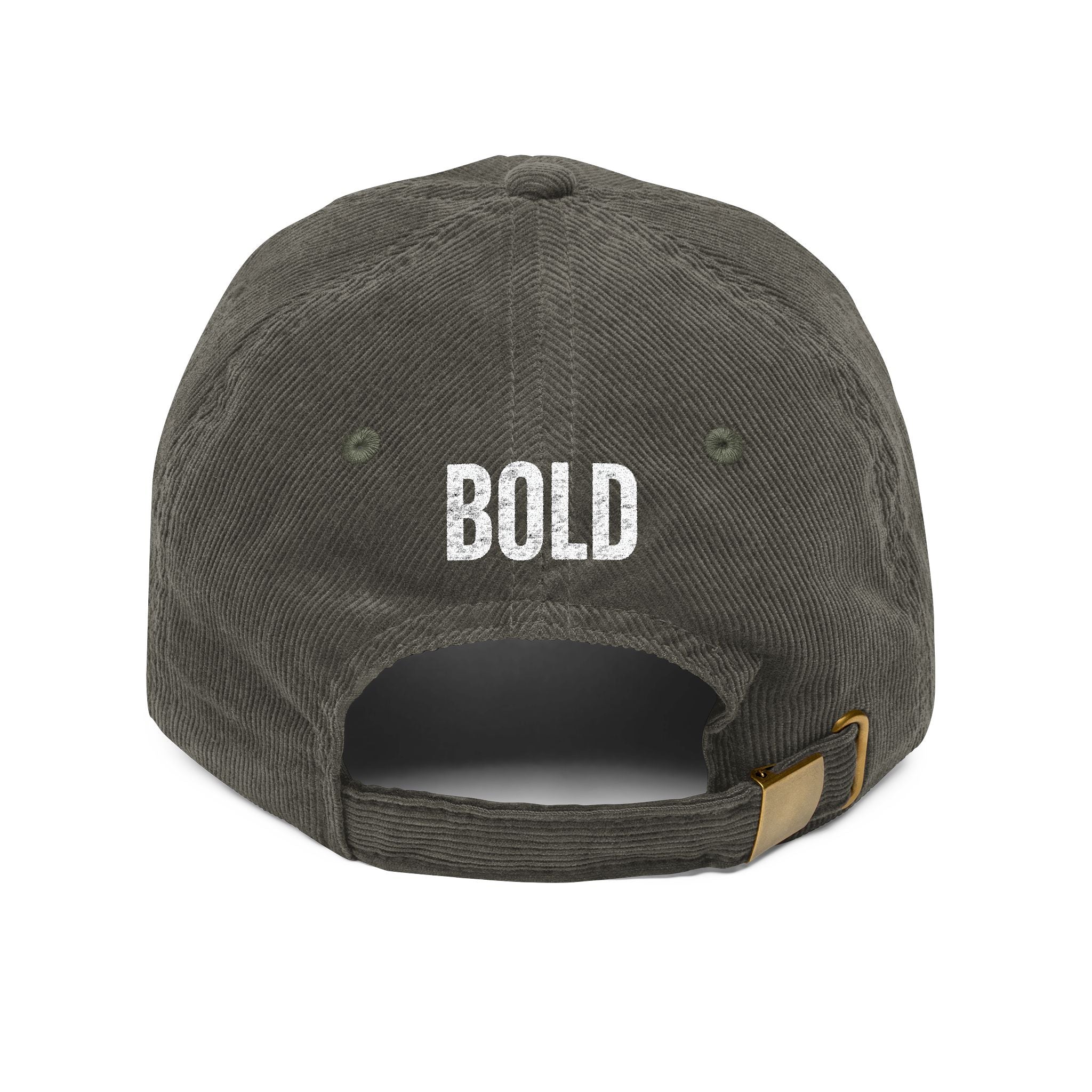 Bold Corduroy  Statement Hat, Embroidered Printify