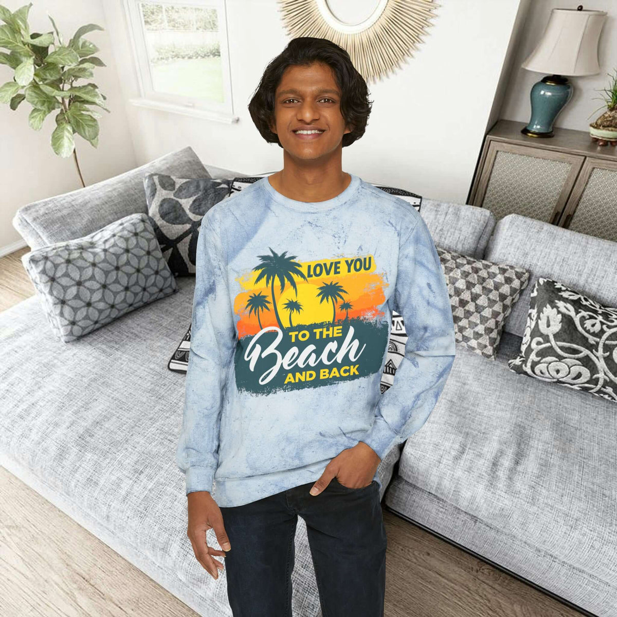 Unisex Color Blast Crewneck Sweatshirt - RC’nSONS