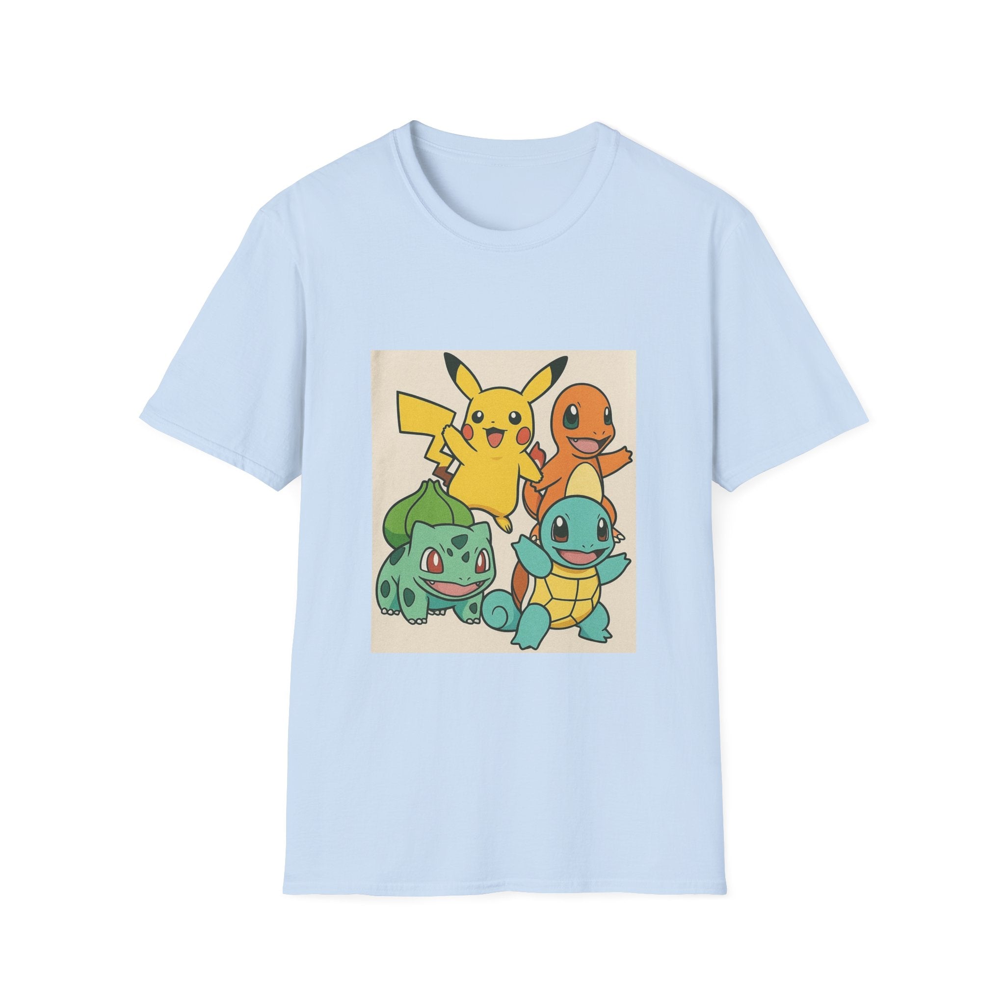 Colorful Play Graphic T-Shirt, Cute Casual Tee, Gamer Gift, Birthday Present, Unisex Style, Cartoon Apparel