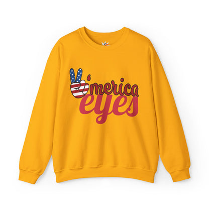 America Eyes Sweatshirt: Unisex, Heavy blend