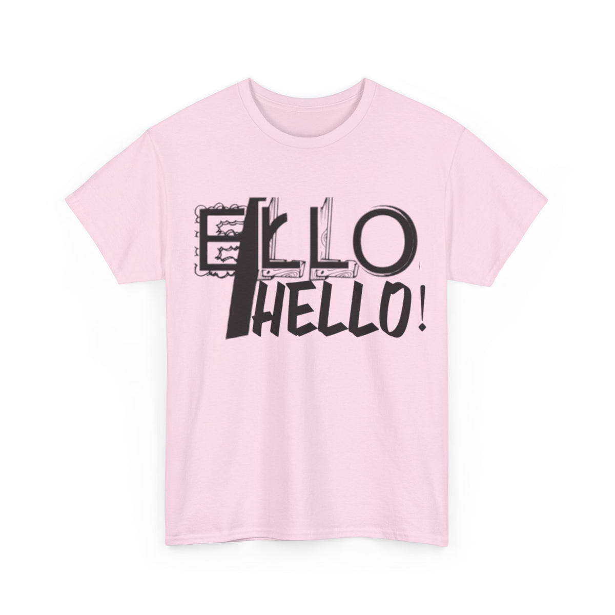 Hello Unisex Tee - Casual and Stylish Cotton T-Shirt for All Occasions