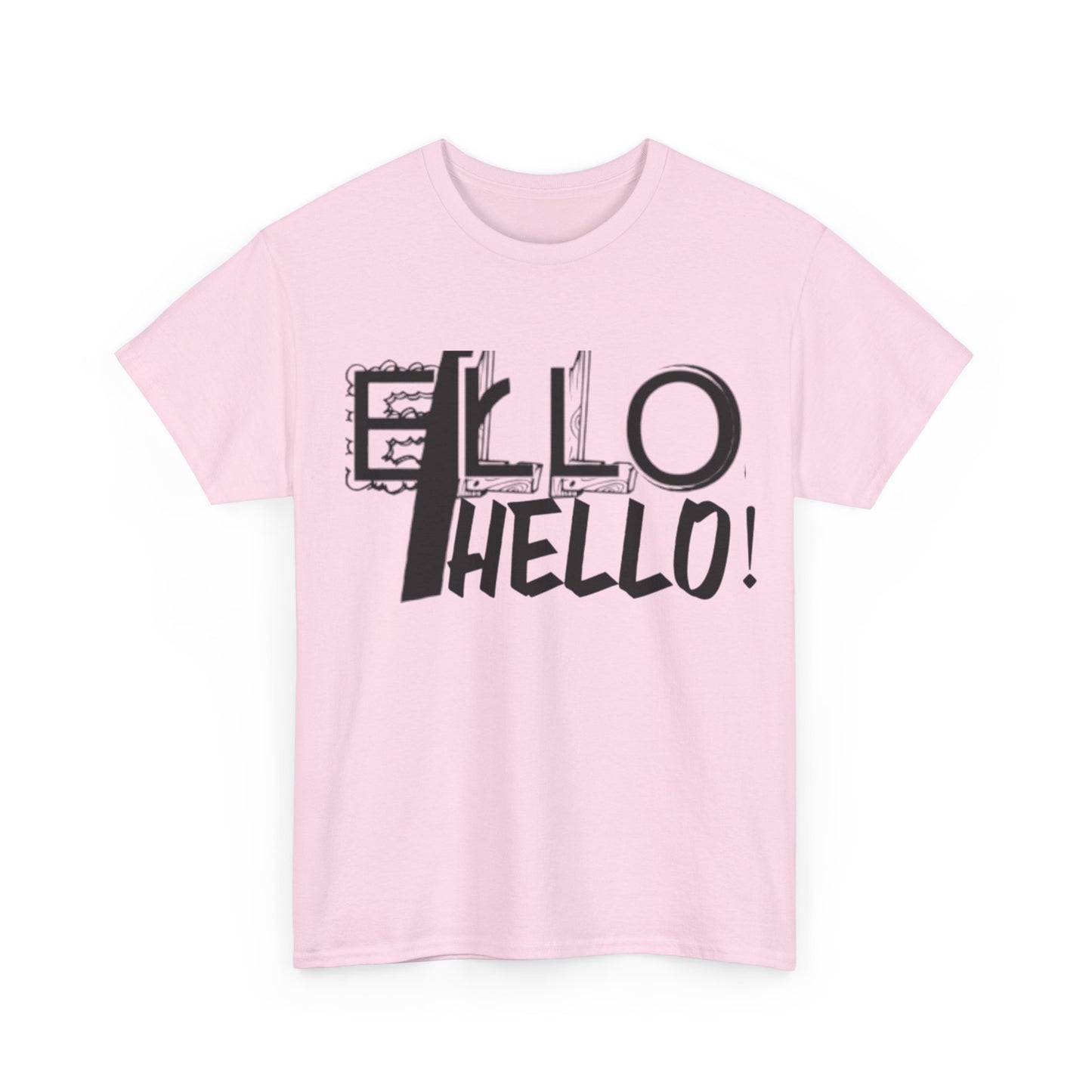 Hello Unisex Tee - Casual and Stylish Cotton T-Shirt for All Occasions