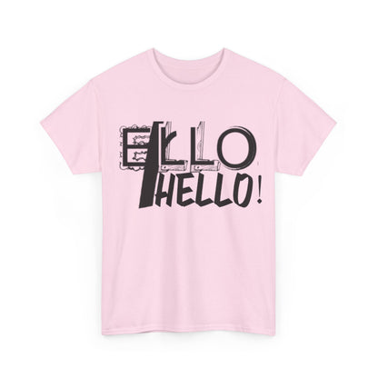 Hello Unisex Tee - Casual and Stylish Cotton T-Shirt for All Occasions