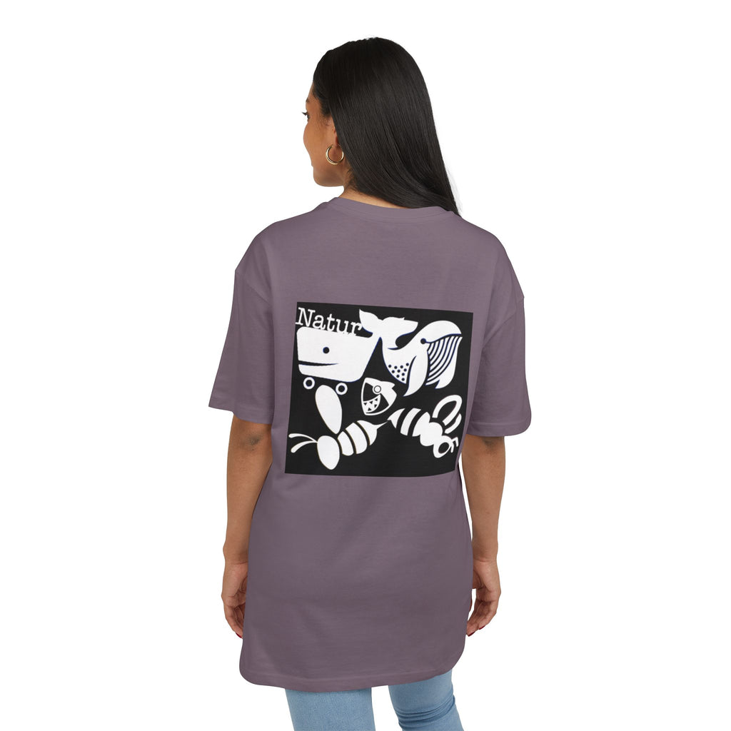 Nature-Inspired Oversize Tee - Unisex Graphic T-Shirt, Eco-Friendly Fashion, Casual Wear, Gift for Nature Lovers, Streetwear