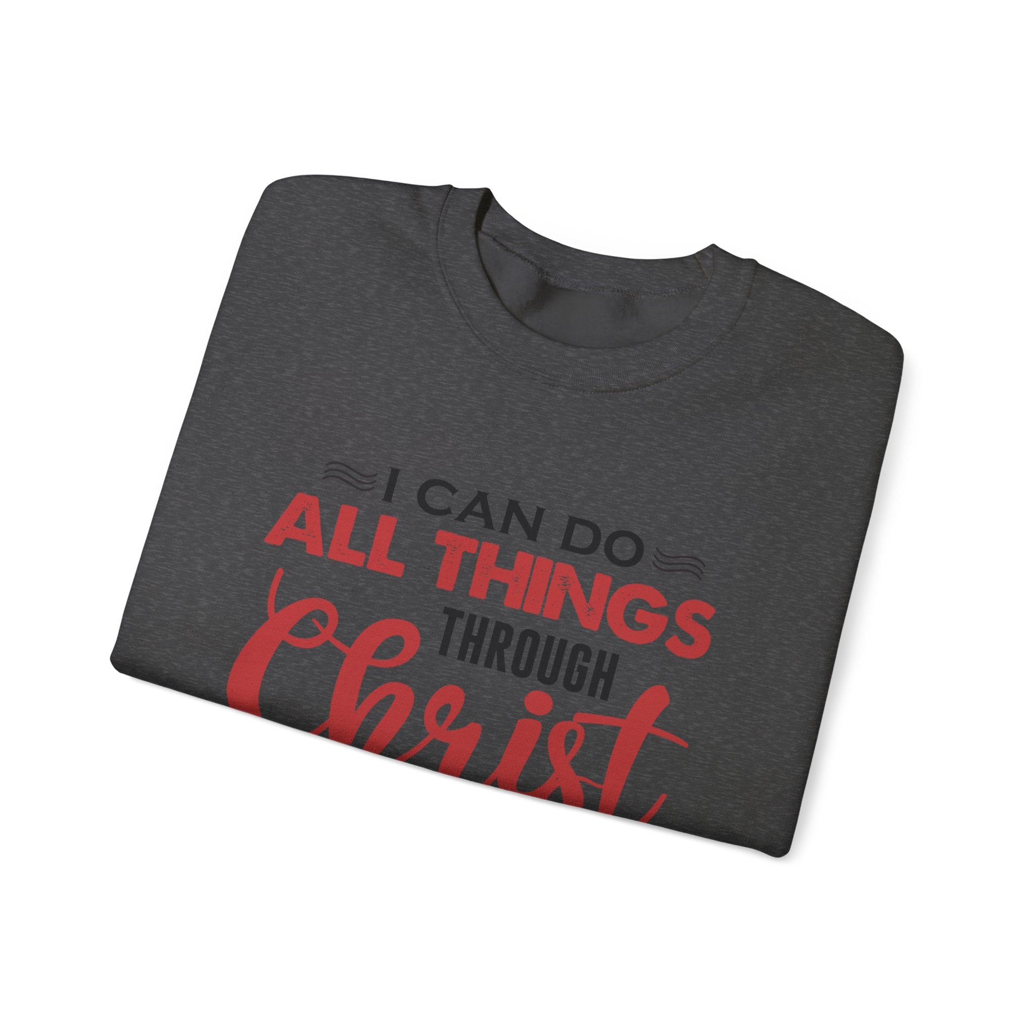 Je peux tout faire à travers le Christ Sweat-shirt unisexe 