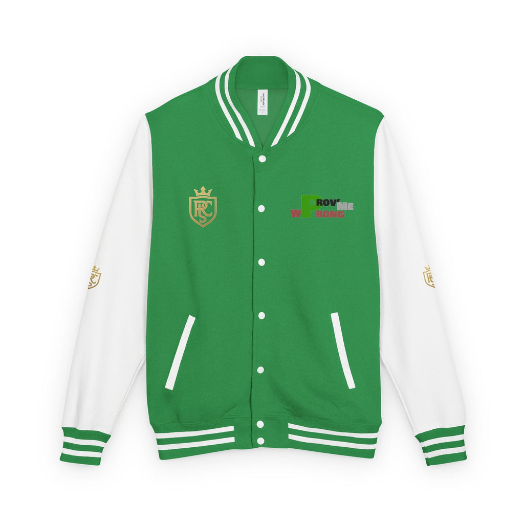 Unisex Heavyweight Letterman Jacket, Stylish Varsity Jacket, Casual Wear, Gift for Him/Her, Sports Team Apparel, College Spirit Gear Printify