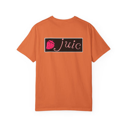 Strawberry JUIC Unisex T-Shirt, Cute Graphic Tee, Summer Apparel, Gift for Fruit Lovers, Trendy Fashion, Casual Wear