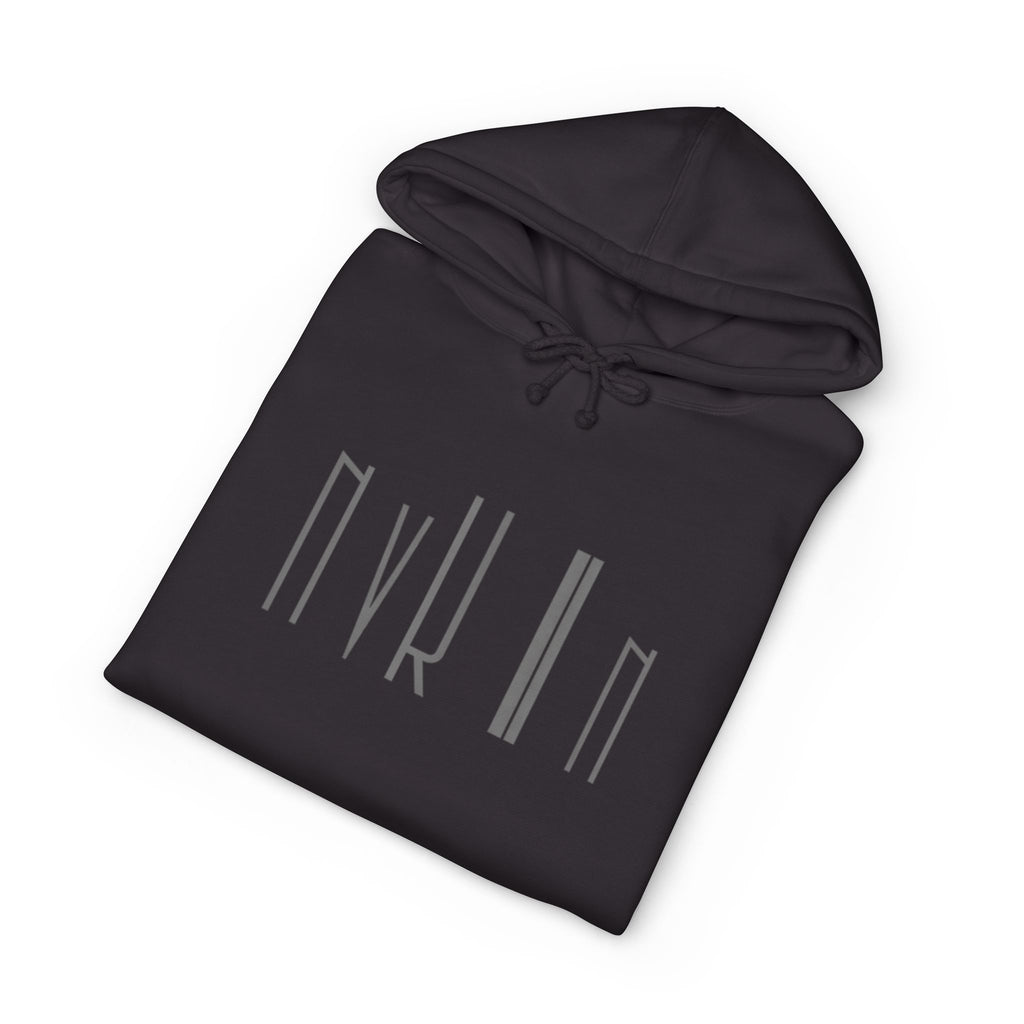 Nvklln Hoodie — Modern Rune-Style Graphic Sweatshirt