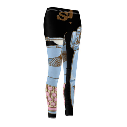 Women's Cut & Sew Casual Leggings (AOP)