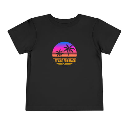 T-shirt Allons-y pour la plage pour tout-petit 
