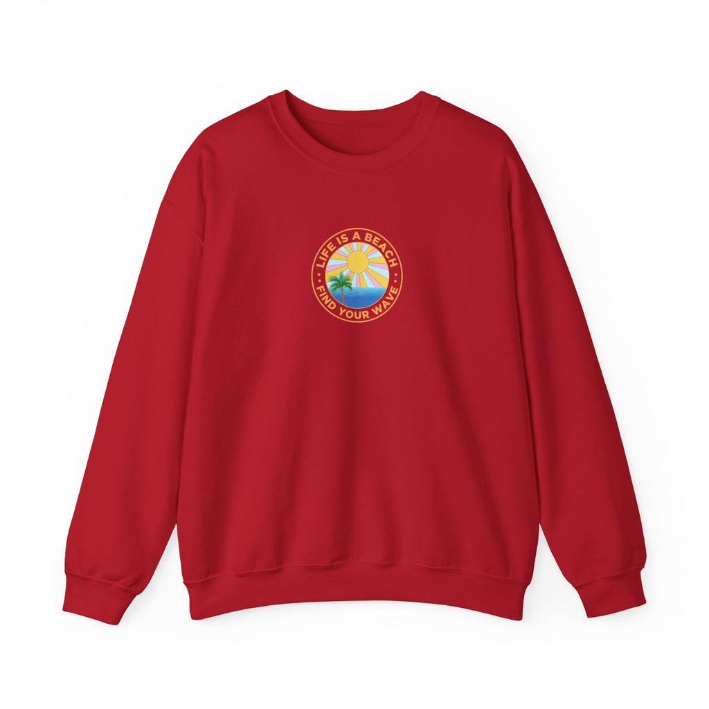 La vie est un sweat-shirt unisexe de plage 