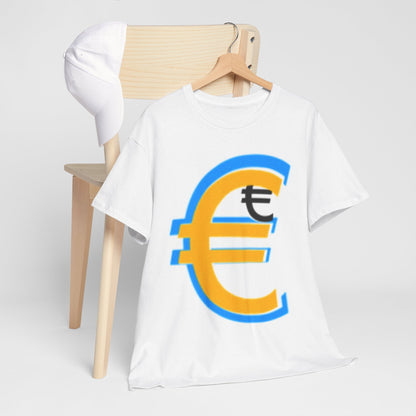Stylish Euro Graphic Tee for Trendsetters, Casual Wear, Gift for Travelers, Summer Vibes, Unisex Cotton Apparel