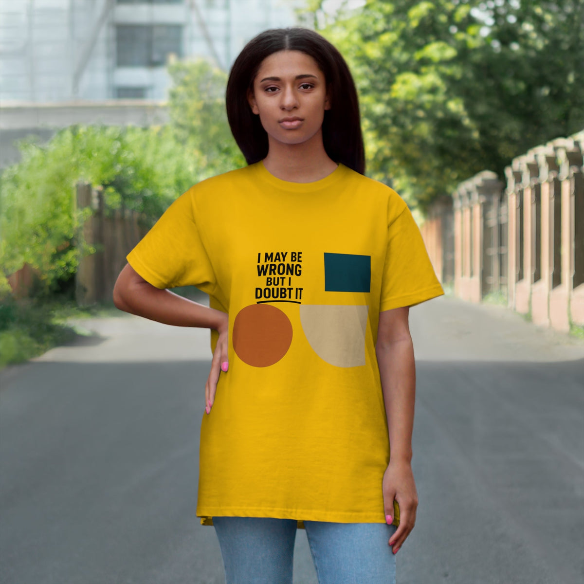 Stylish Statement T-Shirt, Casual Wear, Gift for Friends, Everyday Fashion, Funny Quote Tee, Graphic Shirt Printify