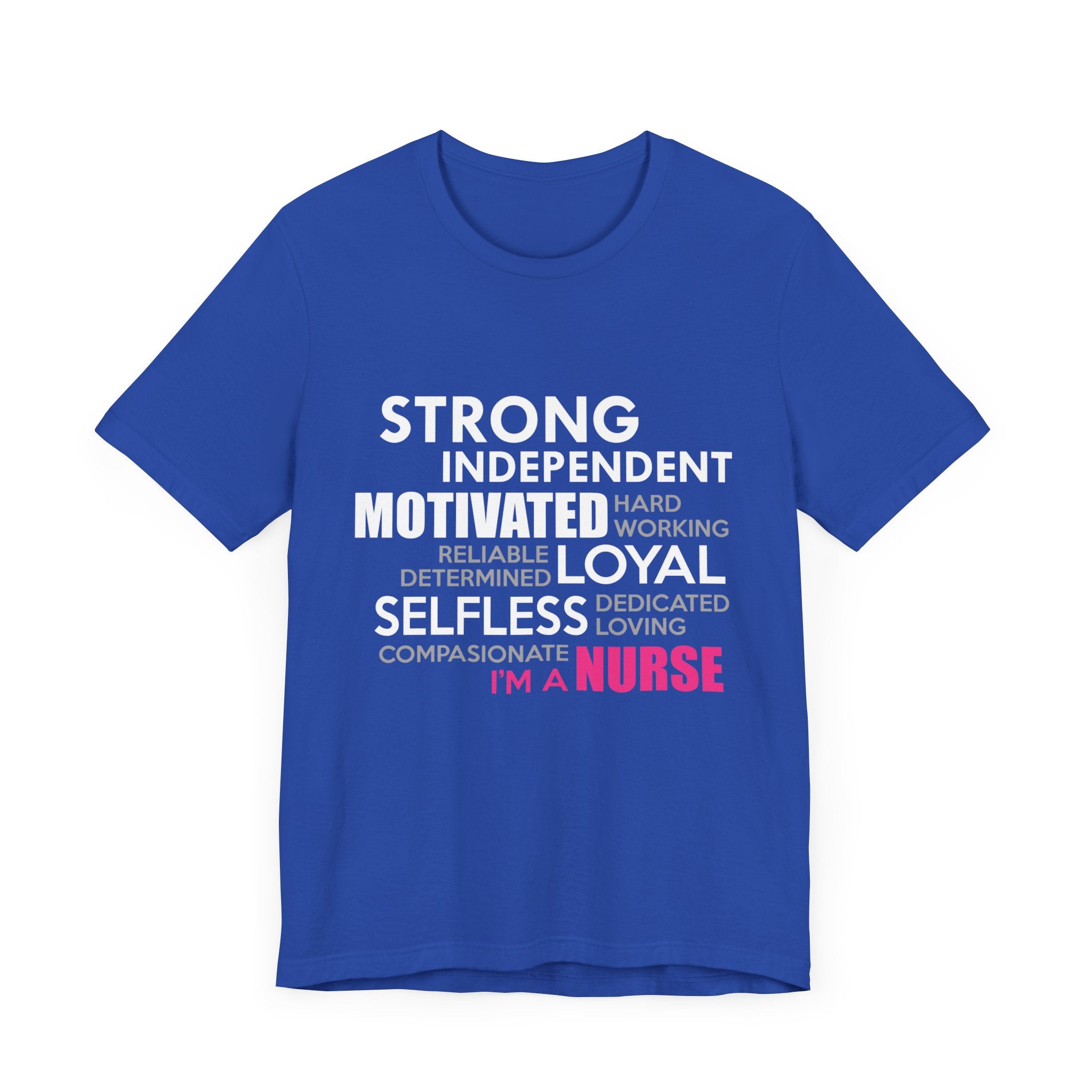 Tee-shirt unisexe fort indépendant, motivé, loyal et désintéressé 