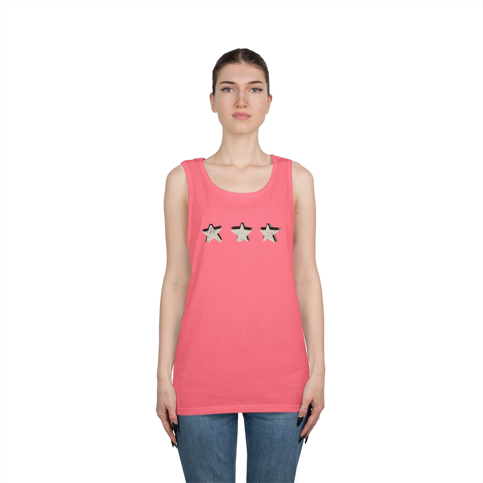 3 Star Heavy Cotton Tank Top