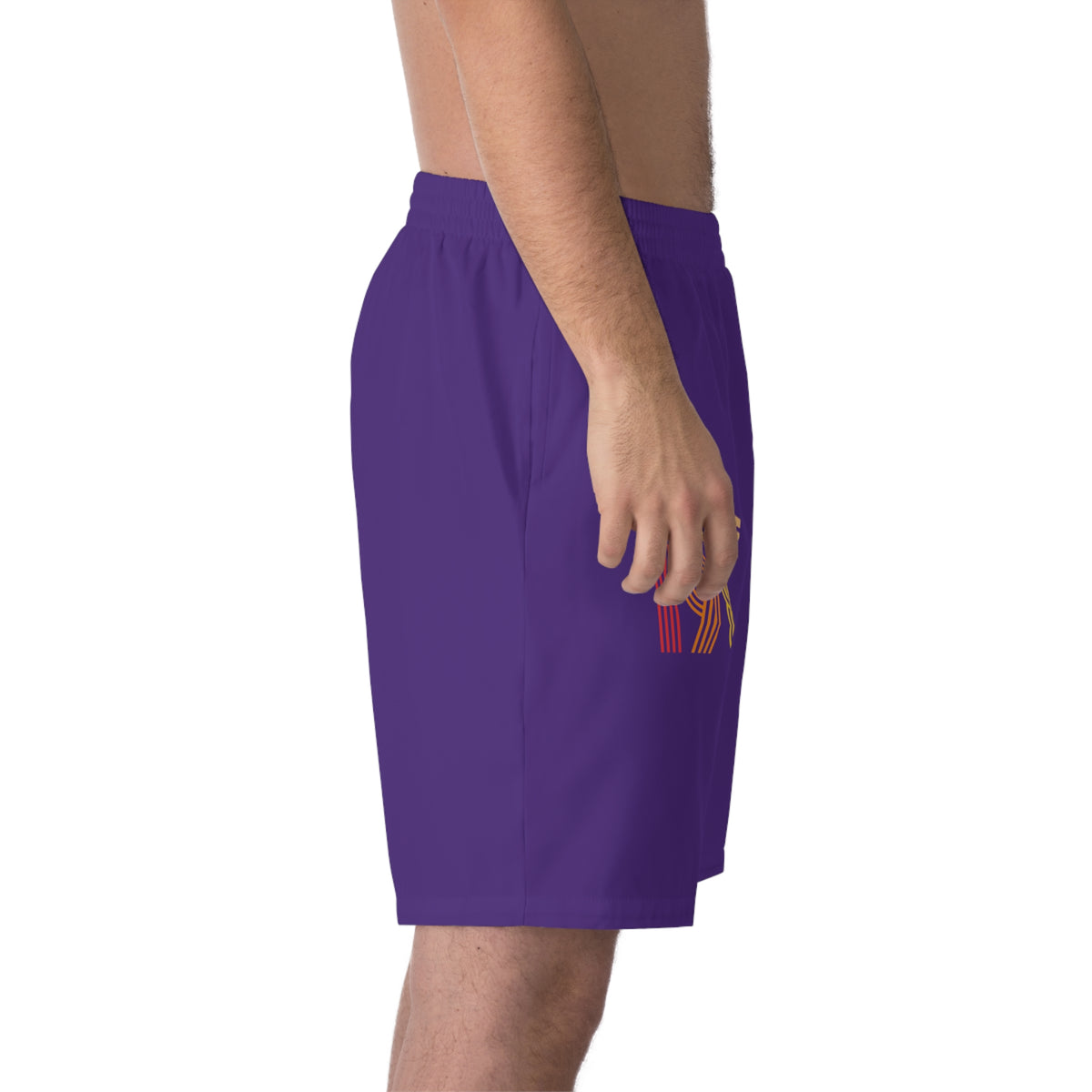 Men's Elastic Beach Shorts (AOP)