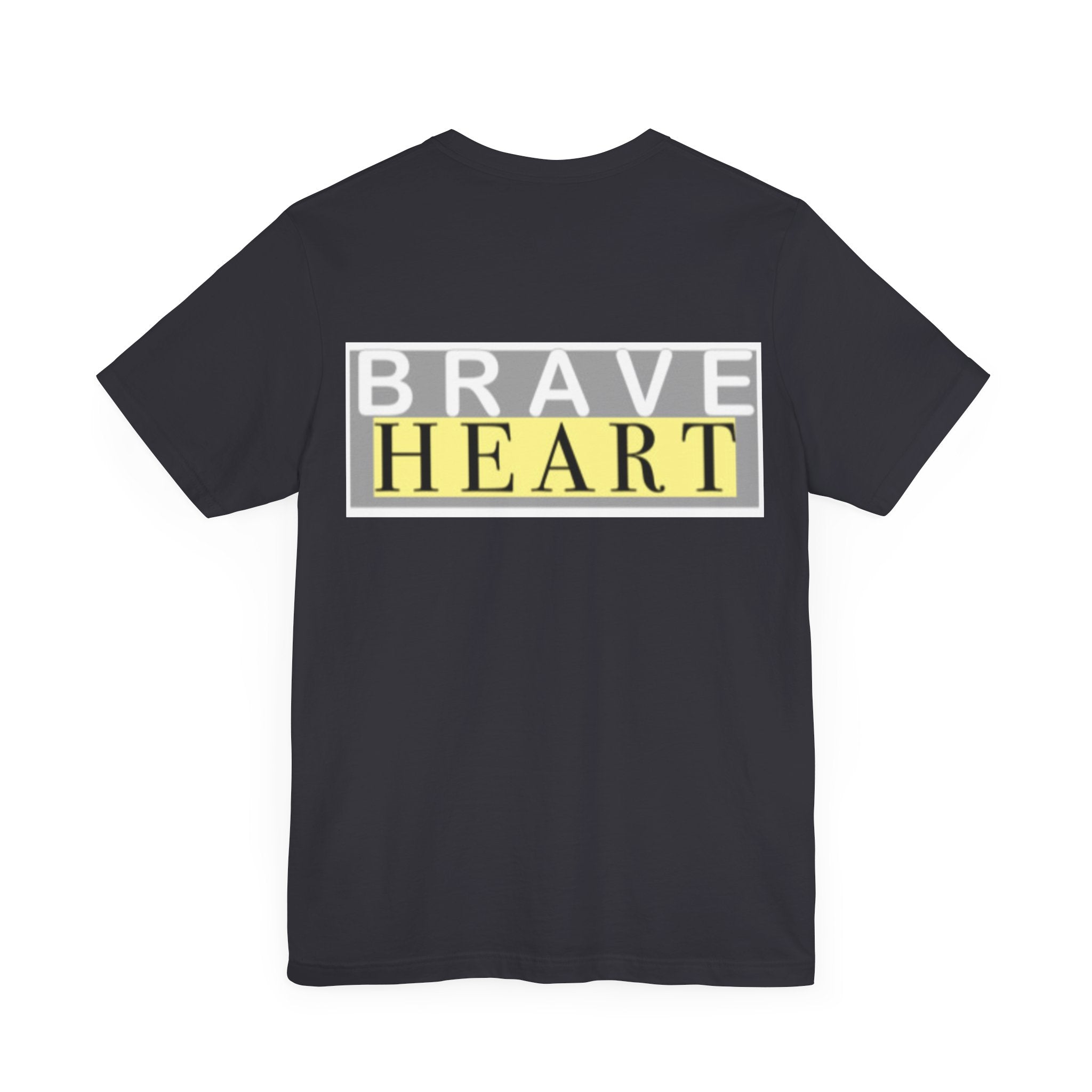 Brave Heart Unisex Tee, Inspirational T-Shirt, Gift for Champions, Casual Wear, Motivational Apparel