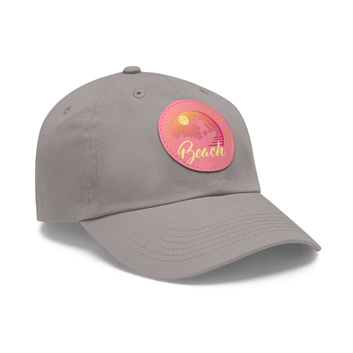 Dad Hat with Leather Patch (Round) - RC’nSONS