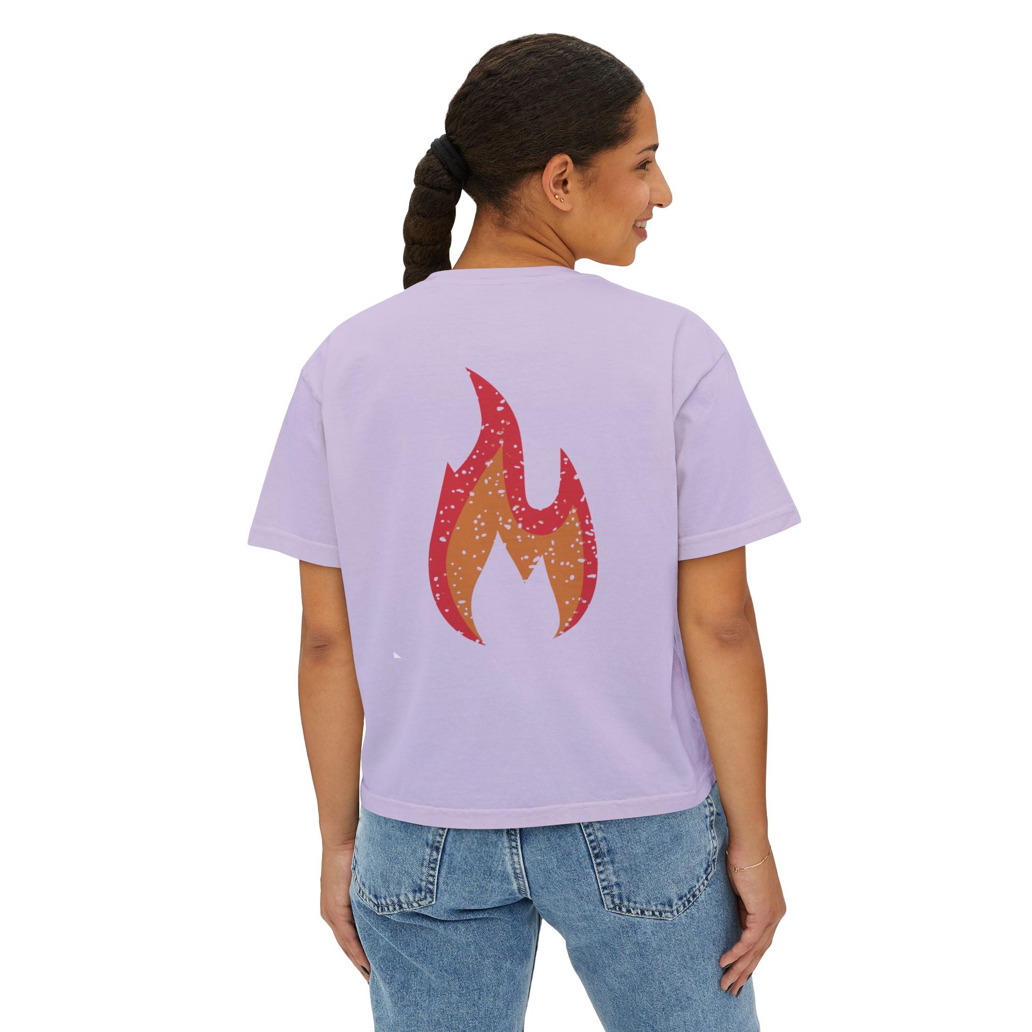 Boxy Tee - 'let it Snow' Design - Winter Holiday Shirt