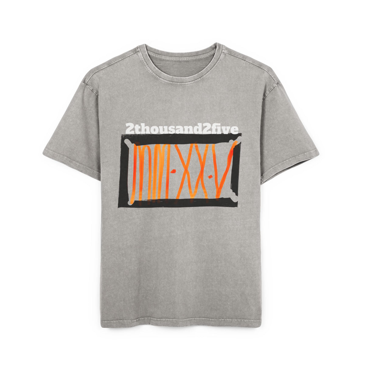 T-Shirt Acid Washed Oversize Tee 2thousand2five Design